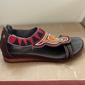 Pikolinos Maasai Beaded Sandles